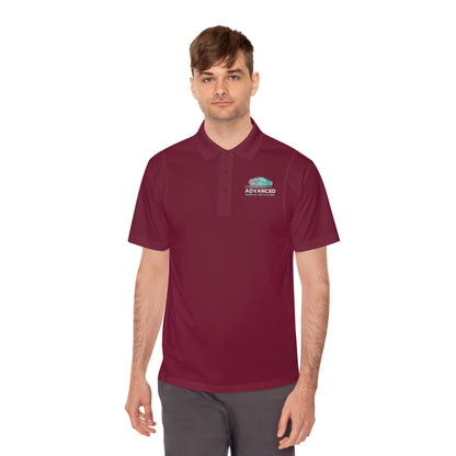 Advanced Mobile, Men's Sport Polo Shirt, Activewear, Casual Dress Shirt for Men, Perfect for Outdoor Activities, Golf, and Everyday Wear