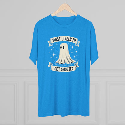 Most Likely To Get Ghosted T-Shirt — Cute Retro Ghost Halloween Tee