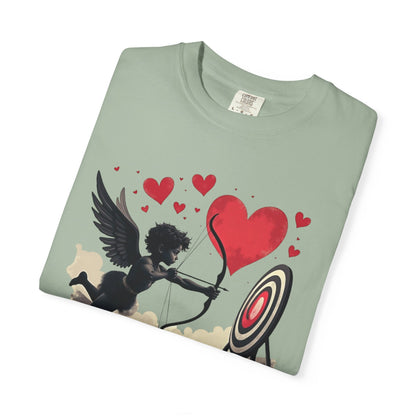 Cupid, Practice Makes Perfect, T-Shirt — Romantic Valentine Love Tee