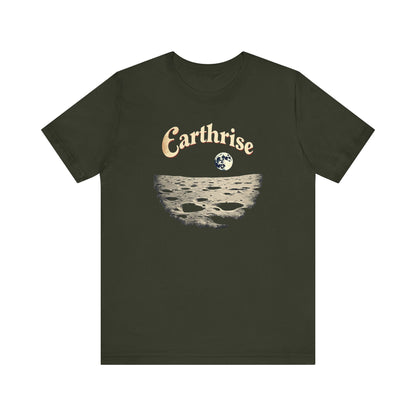 Earthrise Unisex Tee | Vintage Style Graphic Shirt, Eco-Friendly Apparel, Gift for Nature Lovers, Casual Wear, Astronomy Gift