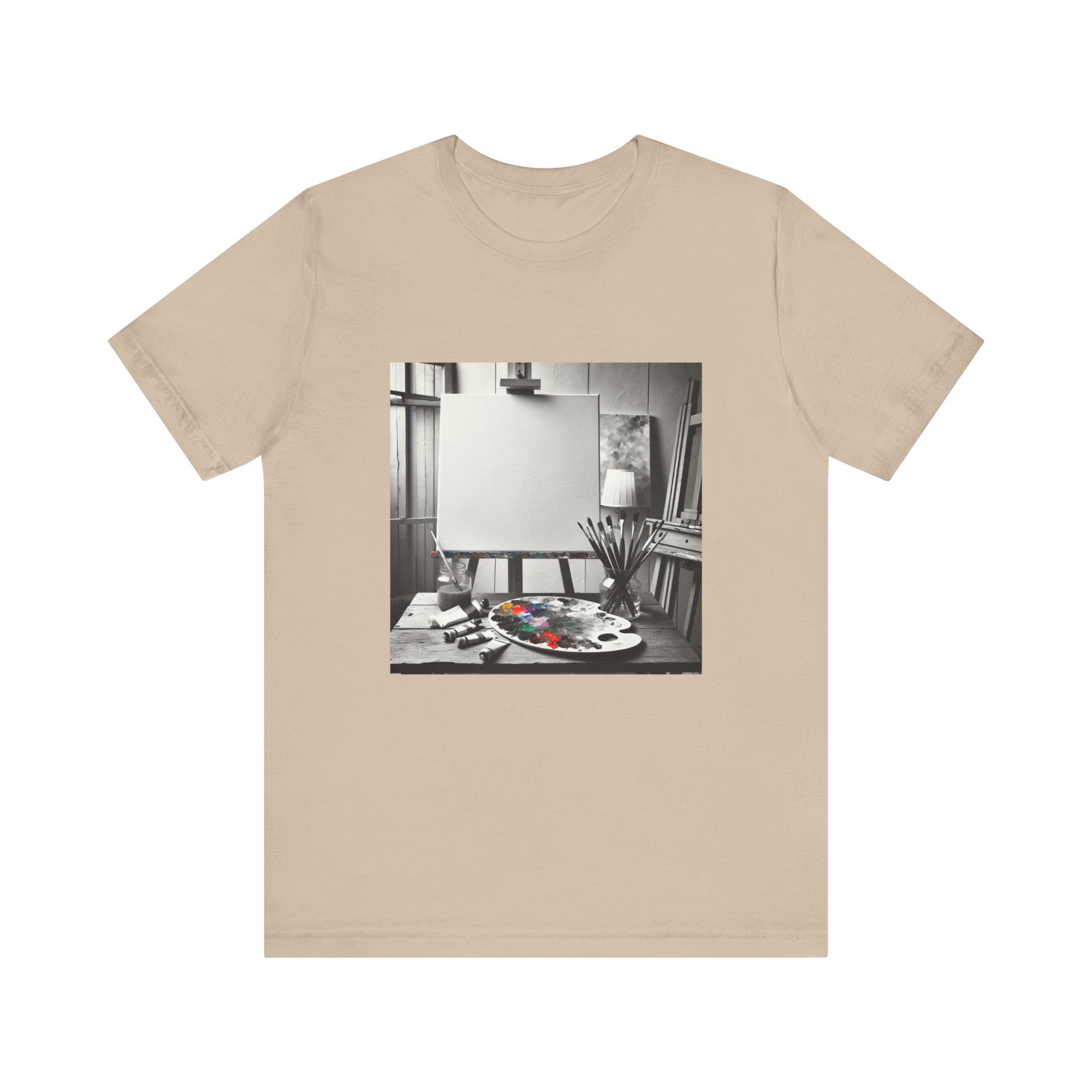Artistic Unisex Tee - The Anticipation of a Blank Canvas - Psychonaut Swag