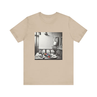 Artistic Unisex Tee - The Anticipation of a Blank Canvas - Psychonaut Swag