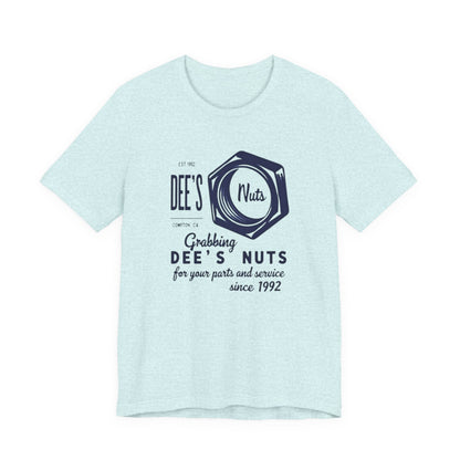Retro Gas Station Tee — Dee's Nuts Coffee Logo T-Shirt