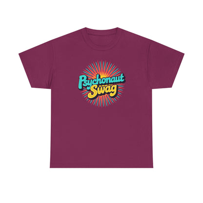 Psychonaut Swag, Atom light Tee, Psychedelic Graphic Tee, Unisex Heavy Cotton Tee, Casual Wear, Music Festival Shirt, Gift for Stoners, Vintage Style T-Shirt - Psychonaut Swag