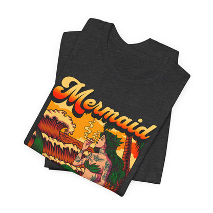 Mermaid Paradise Tee — Retro Vintage Beach Graphic T-Shirt