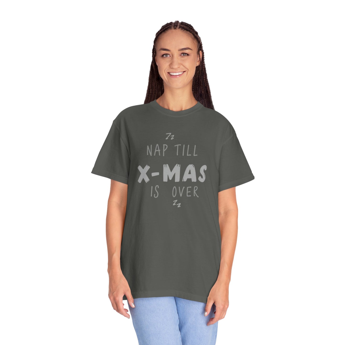 Nap Till X-Mas T-Shirt — Funny Christmas Holiday Tee
