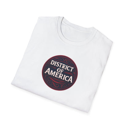 District of America, Washington DA, Unisex Softstyle T-Shirt - Psychonaut Swag