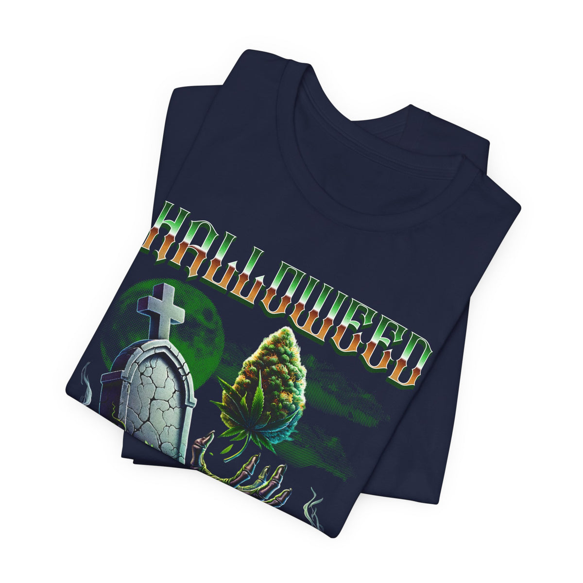 Halloweed, Haunted Herb, Unisex Jersey Short Sleeve Tee