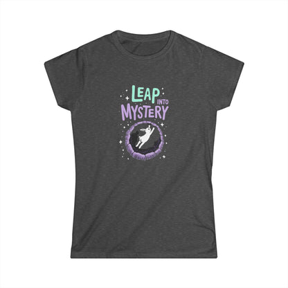 White Rabbit, Rabbit Hole, Women's Mystical Adventure Tee, Graphic T-Shirt for Dreamers, Leap into Mystery, Birthday Gift, Inspirational Art Shirt - Psychonaut Swag