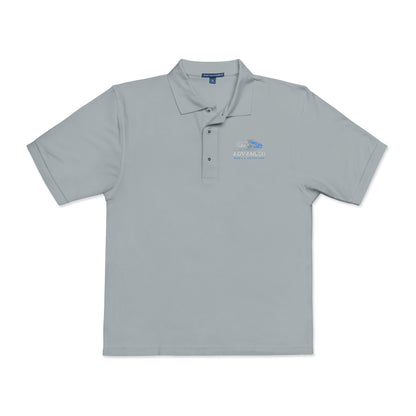 Advanced Mobile, Unisex Polo Shirt with Embroidery, Casual Wear, Gift for Dad, Customizable Shirt, Summer Wardrobe Essential