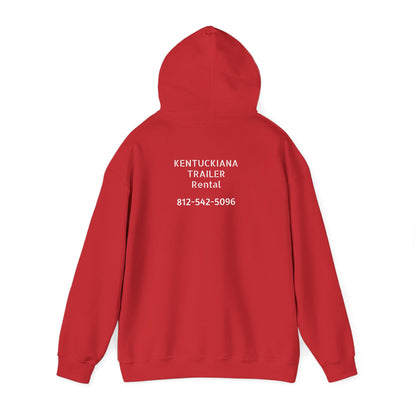 Kentuckiana Small biz swag, Trailer Rental Hoodie for Road Trips, Gifts for Adventure Lovers, Unique Hoodie for Renters, Travel Gear, Funny Sweatshirt
