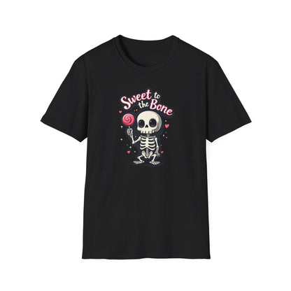 Sweet to the Bone T-Shirt — Cute Skeleton Candy Graphic Tee