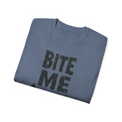 Bite Me, Unisex Ultra Cotton T-Shirt, Casual Wear, Gift for Halloween, Party Shirt, Humor Merch