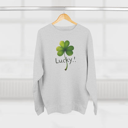 Lucky Clover Crewneck Sweatshirt — St. Patrick’s Day Shamrock Pullover