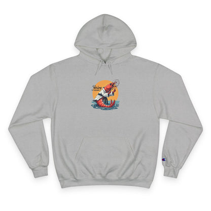 Shrimp to escape, Jiu-Jitsu Champion Hoodie — Vintage Bass Tournament Sweatshirt