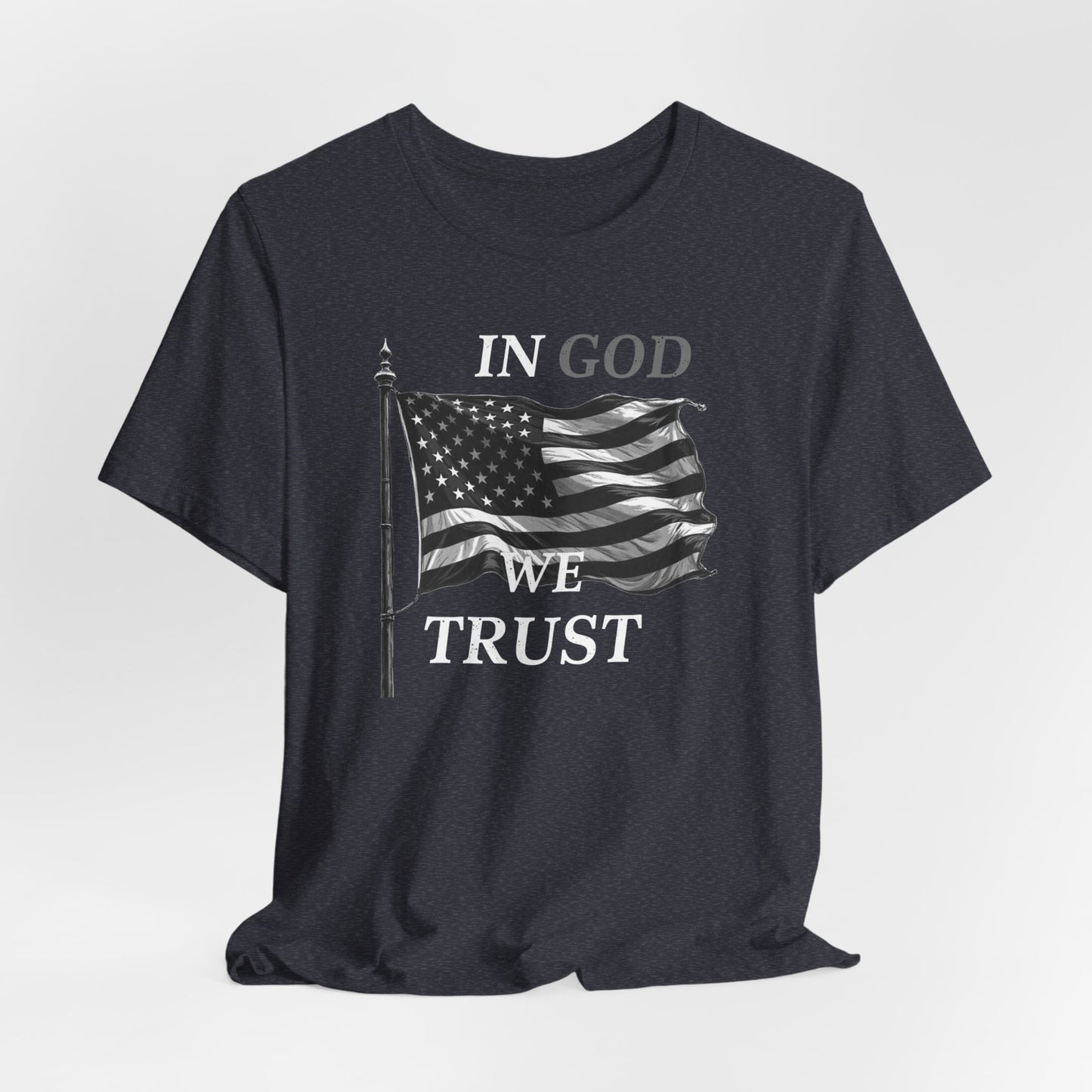 In God We Trust American Flag Tee
