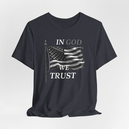 In God We Trust American Flag Tee