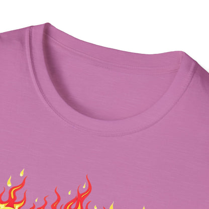 Hot Chick, Flame T-Shirt, Trendy Graphic Tee, Chica Caliente Shirt, Gift for Her, Summer Fashion, Casual Style - Psychonaut Swag