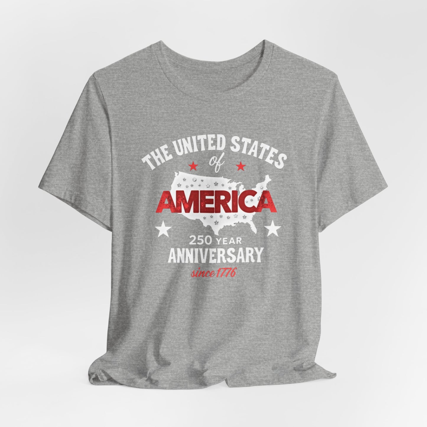 America 250 year Anniversary,Unisex Jersey Short Sleeve Tee