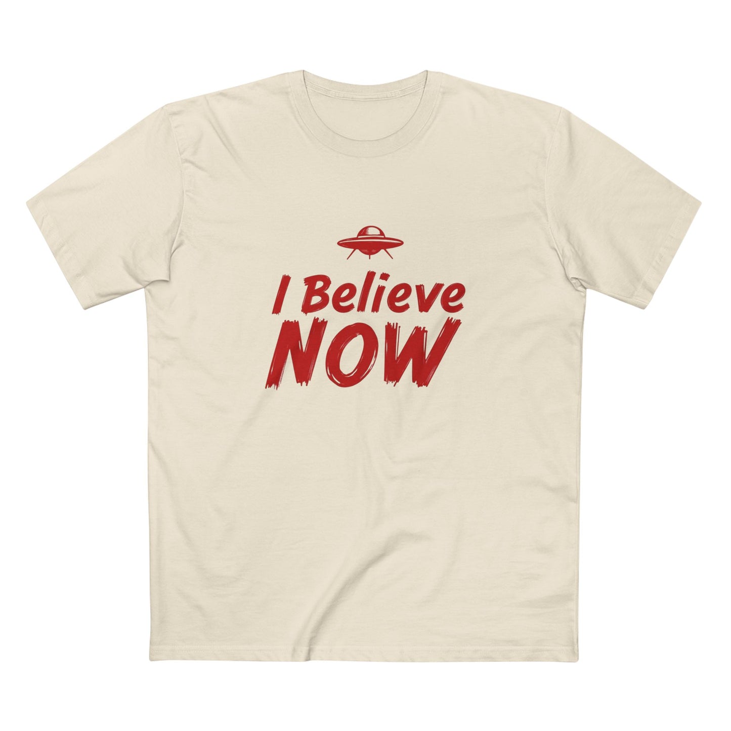 I Believe NOW UFO T-Shirt – Retro Alien Abduction Tee