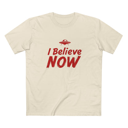 I Believe NOW UFO T-Shirt – Retro Alien Abduction Tee