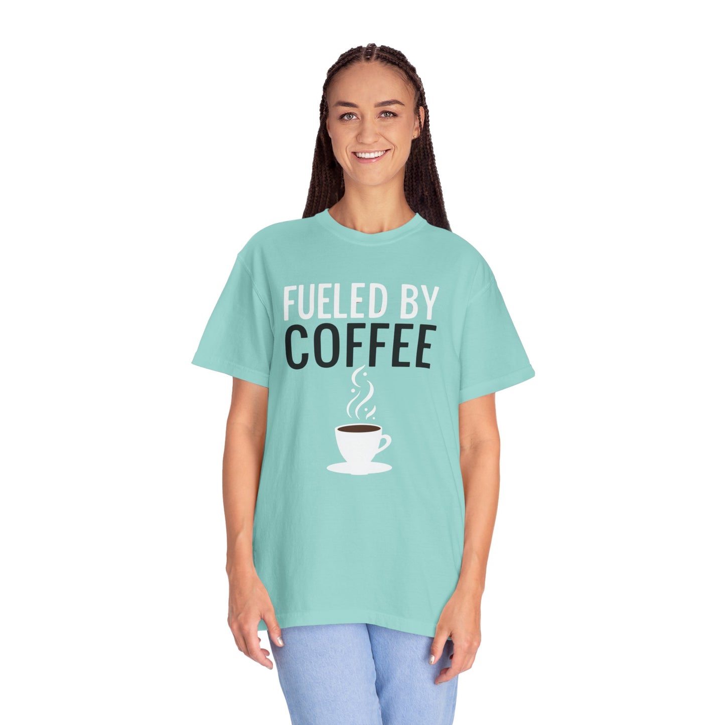 Fueled by Coffee Unisex Garment-Dyed T-Shirt