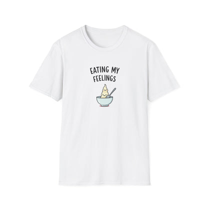 Eating My Feelings - Cute Casual Wear, Gift for Food Lovers, Funny Tee for Self-Care Days, Fun Summer [...] - Psychonaut Swag