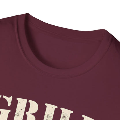 Grill Sergeant T-Shirt, Unisex Softstyle Tee, BBQ Gift, Father's Day Shirt, Grilling Apparel - Psychonaut Swag