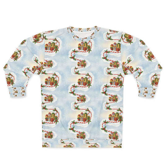 Ugly Christmas Candy Cane Sweatshirt