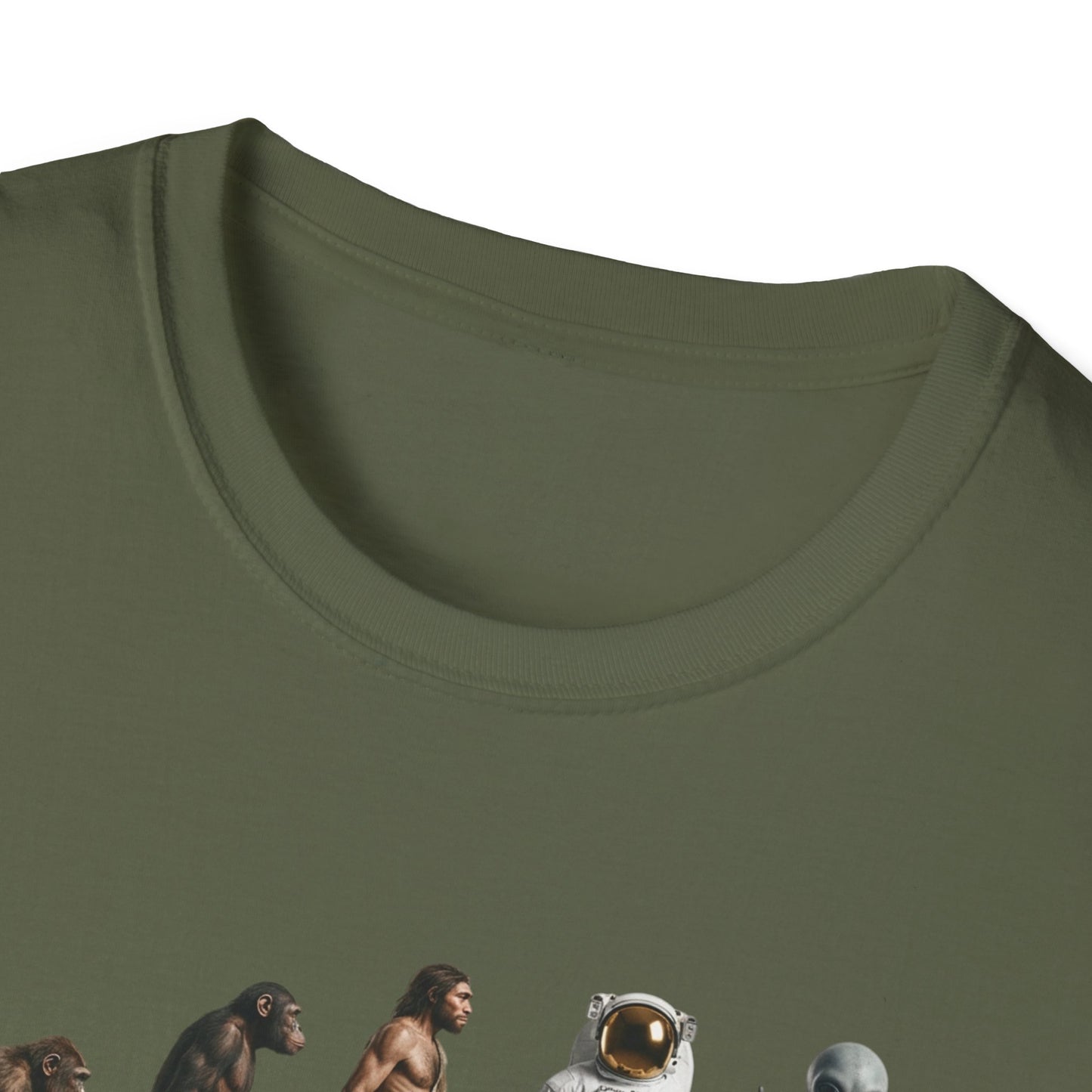 Evolution of Man to Alien T-Shirt — Ape to Alien Graphic Tee