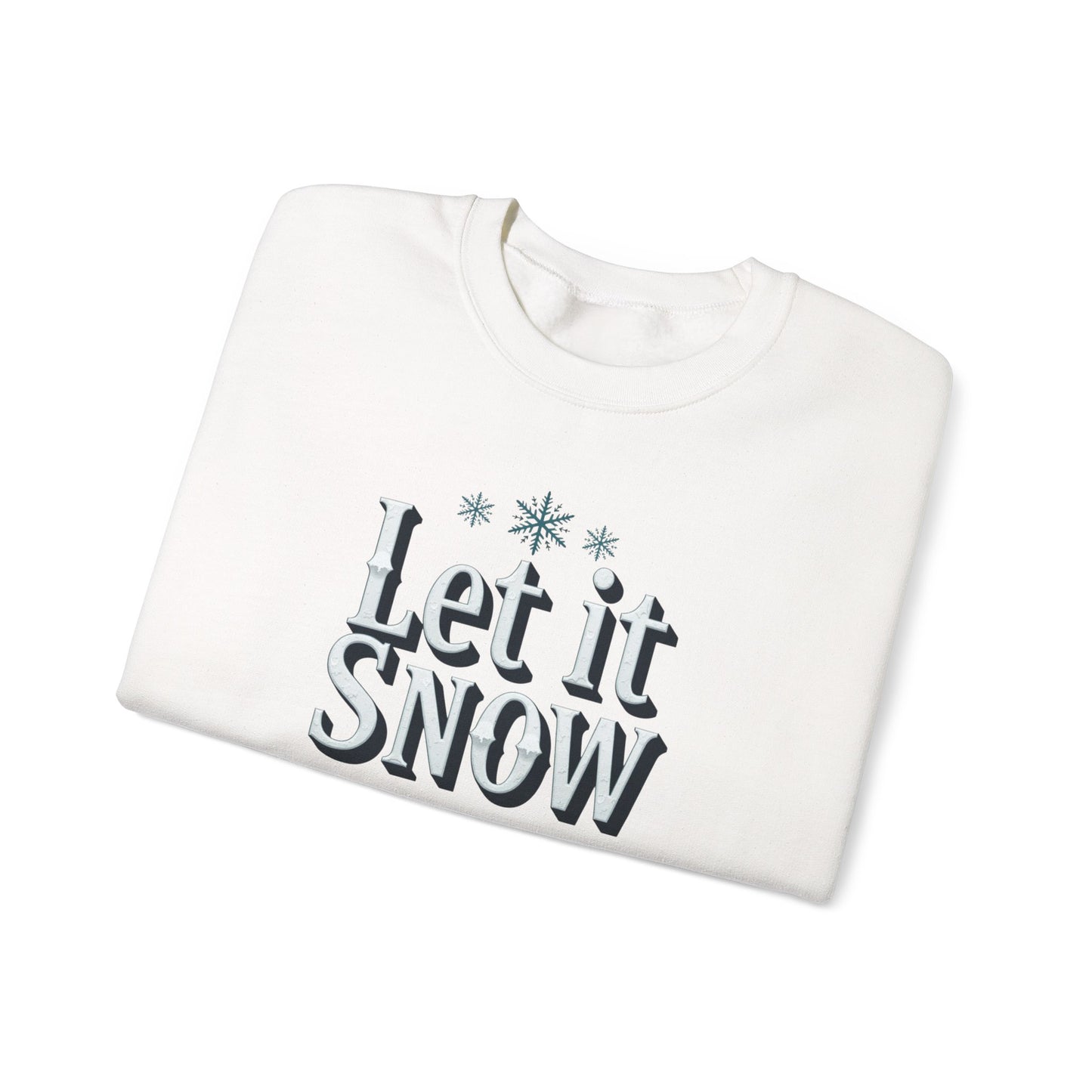 Let It Snow Sweatshirt — Cozy Holiday Crewneck