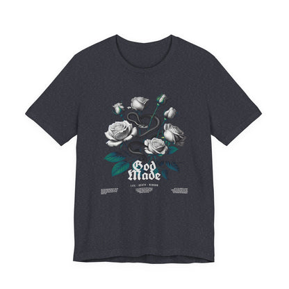 Rose and Snake Graphic Tee – Gothic Floral Vintage Shirt