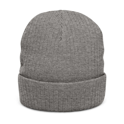 Advanced Mobile Detailing, Embroidered Ribbed Knit Beanie | Cozy Winter Hat, Gift for Him/Her, Stylish Accessories, Outdoor Essentials, Custom Beanie