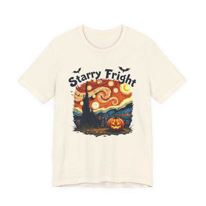 Starry Fright Halloween Tee, Unisex Ghost Graphic Shirt, Spooky Fall Fashion, Halloween Costume Tee, Pumpkin Art T-Shirt, Gift for [...]
