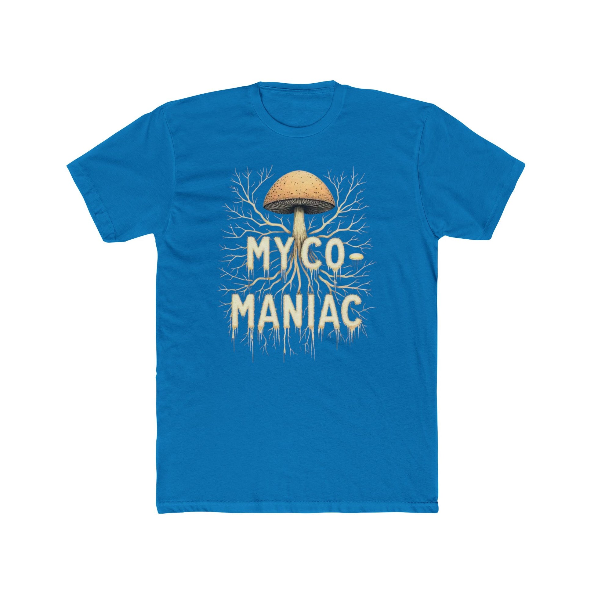 Myco-Maniac Unisex Cotton Crew Tee - Fun Fungi Shirt, Nature Lover Gift, Mushroom Enthusiast Apparel, Eco-Friendly Top, Perfect for [...] - Psychonaut Swag