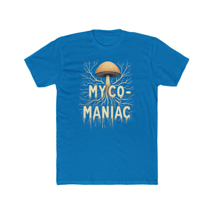 Myco-Maniac Unisex Cotton Crew Tee - Fun Fungi Shirt, Nature Lover Gift, Mushroom Enthusiast Apparel, Eco-Friendly Top, Perfect for [...] - Psychonaut Swag