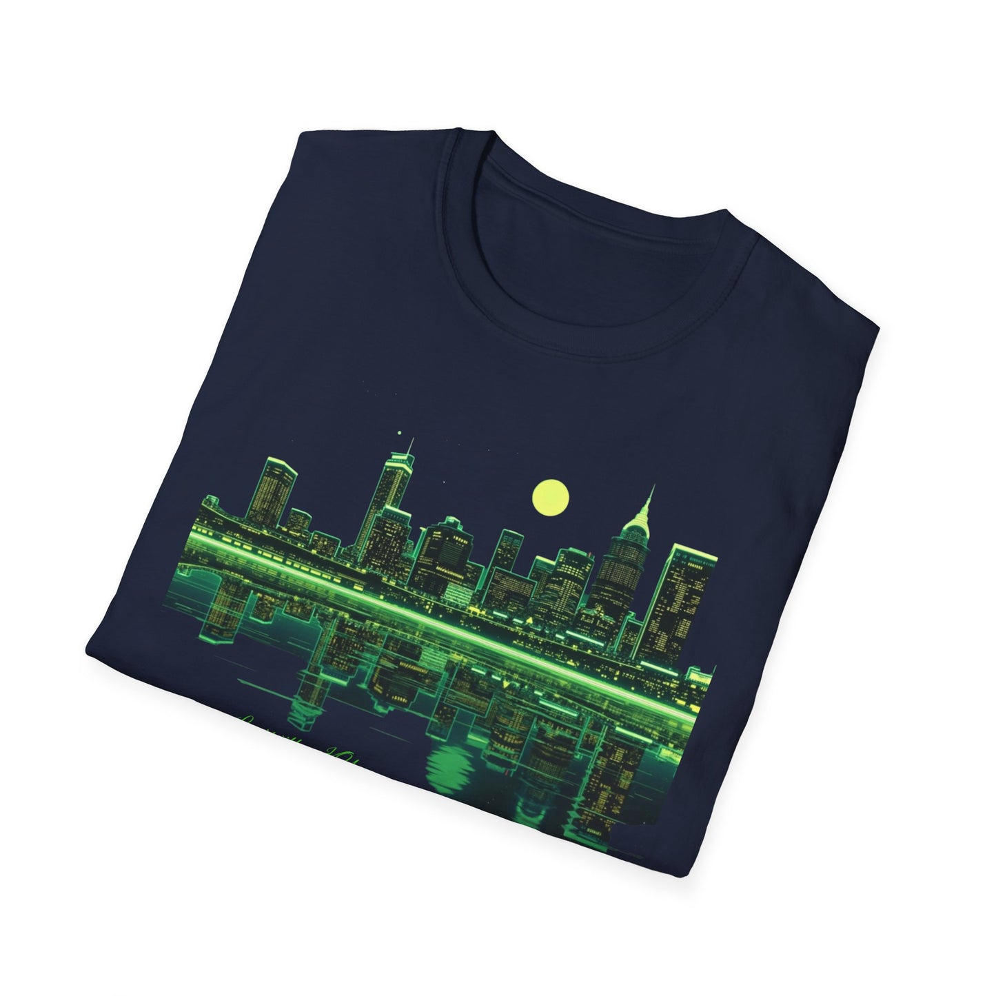 Louisville Night Scape, Unisex Softstyle T-Shirt