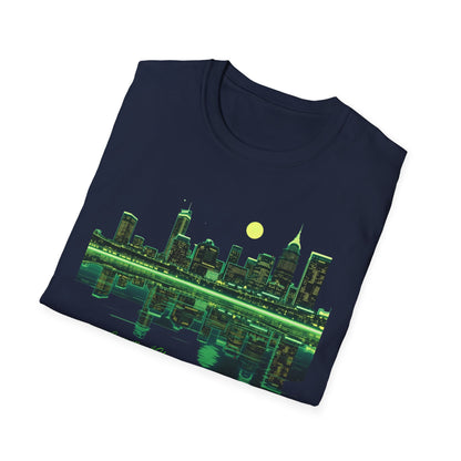 Louisville Night Scape, Unisex Softstyle T-Shirt