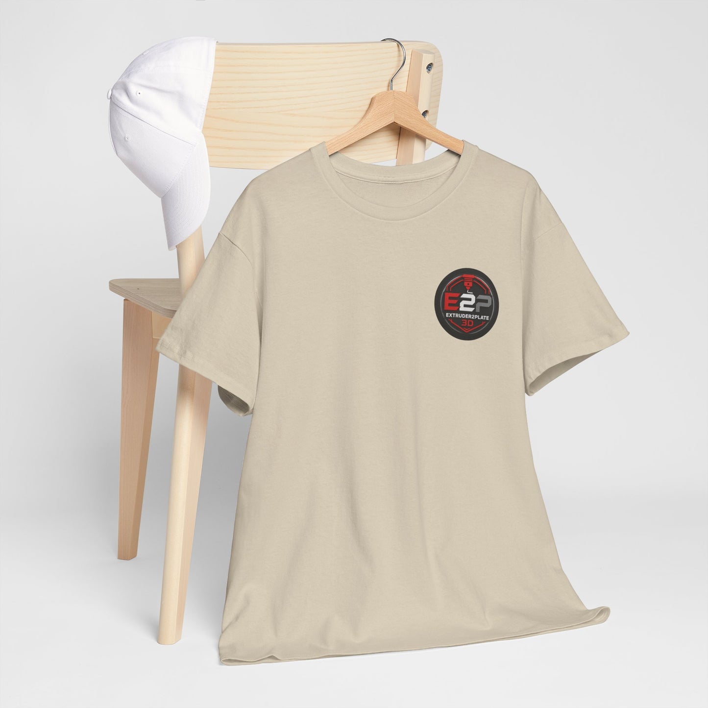 Extruder2Plate, Poop Happens T‑Shirt — Funny Cartoon 3D Printer Graphic Tee