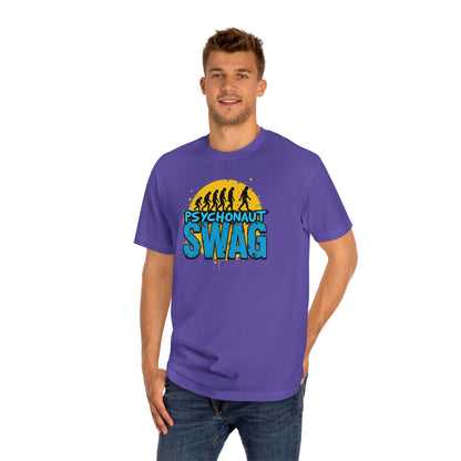 Psycho Swag Unisex Classic Tee - Trendy Graphic T-Shirt for Gamers & Psychonauts, Quirky Gift, Casual Wear, Unique Fashion - Psychonaut Swag
