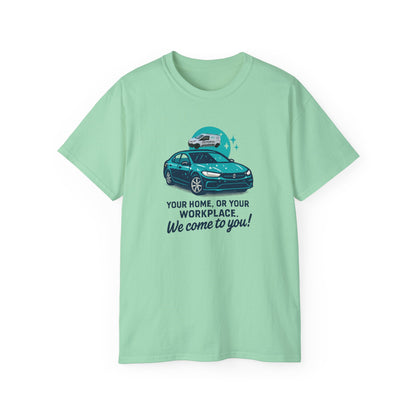 Advanced Car Service Humor Tee, Funny T-Shirt for Mechanics, Auto Enthusiasts, Gift for Dad, Car Lover Apparel, Perfect for Birthdays