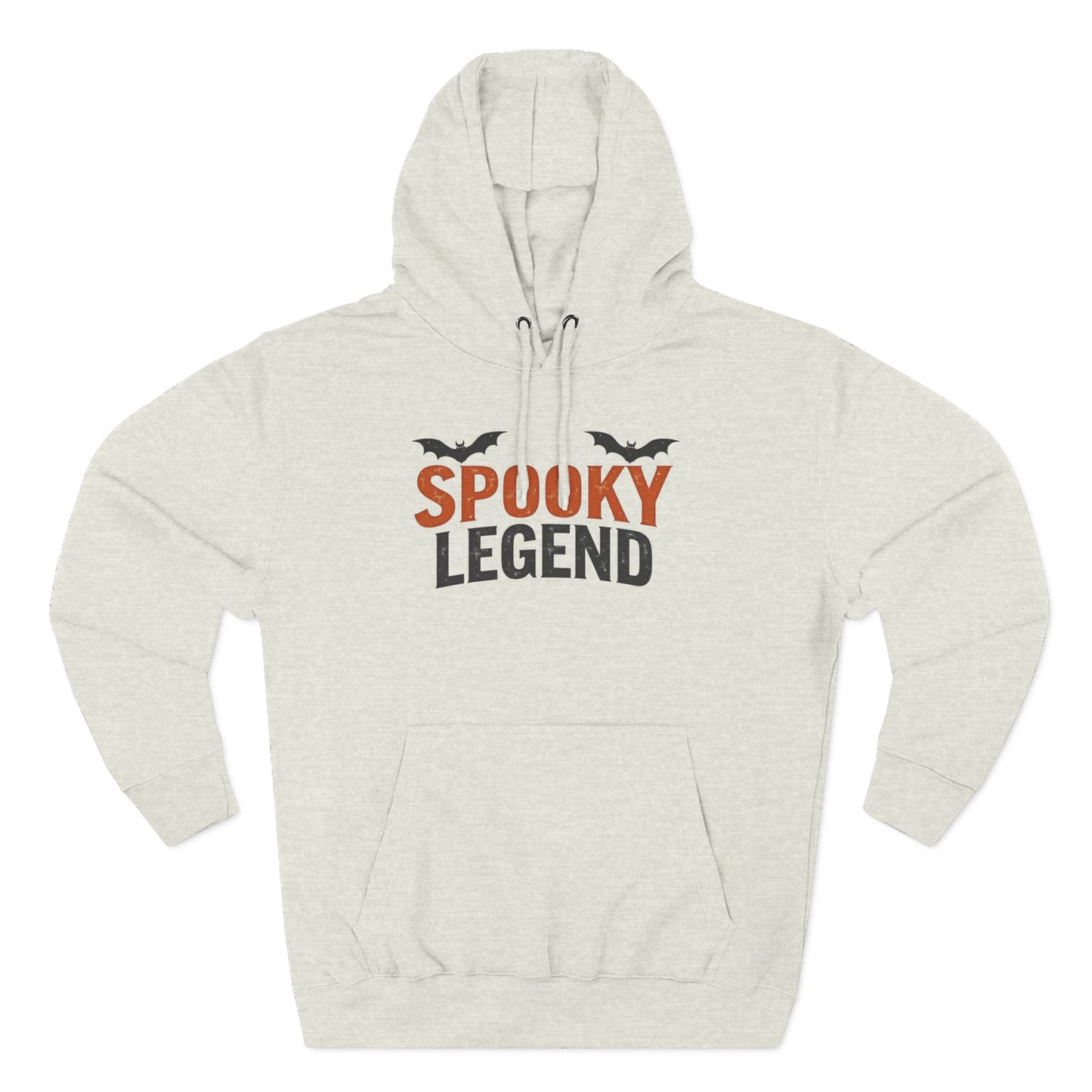 Spooky Legend Hoodie — Halloween Bat Graphic Fleece Sweatshirt