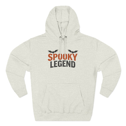 Spooky Legend Hoodie — Halloween Bat Graphic Fleece Sweatshirt