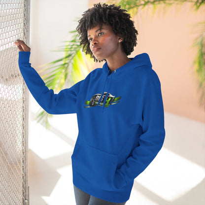 Mechanic Big H, Three-Panel Fleece Hoodie