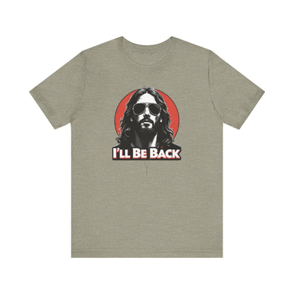 Jesus to return, 80’s retro Rocker T-Shirt, Casual Wear, Movie Quote Shirt, Gift for Fans, Unisex Top