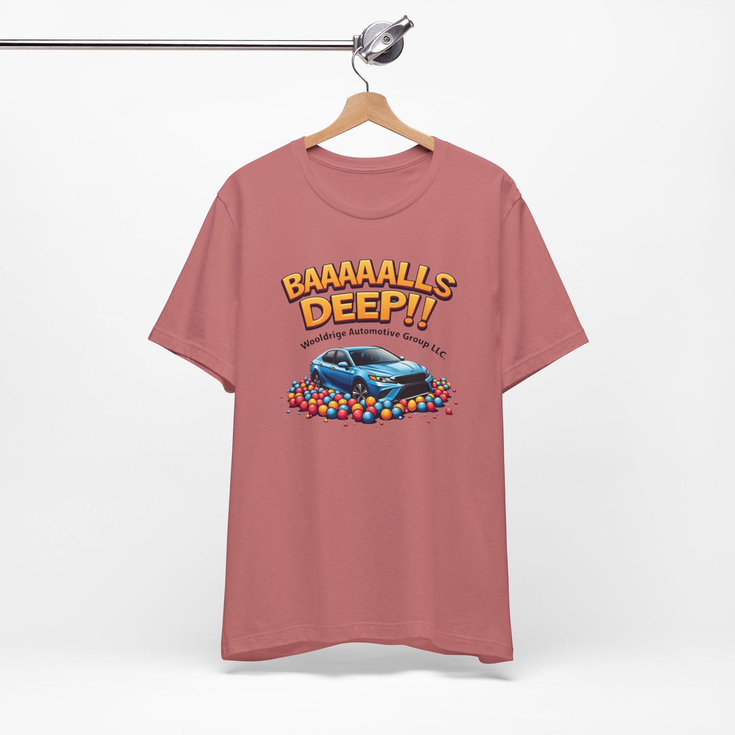 Baaaallls Deep, Unisex Jersey Short Sleeve Tee