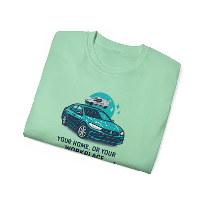 Advanced Car Service Humor Tee, Funny T-Shirt for Mechanics, Auto Enthusiasts, Gift for Dad, Car Lover Apparel, Perfect for Birthdays