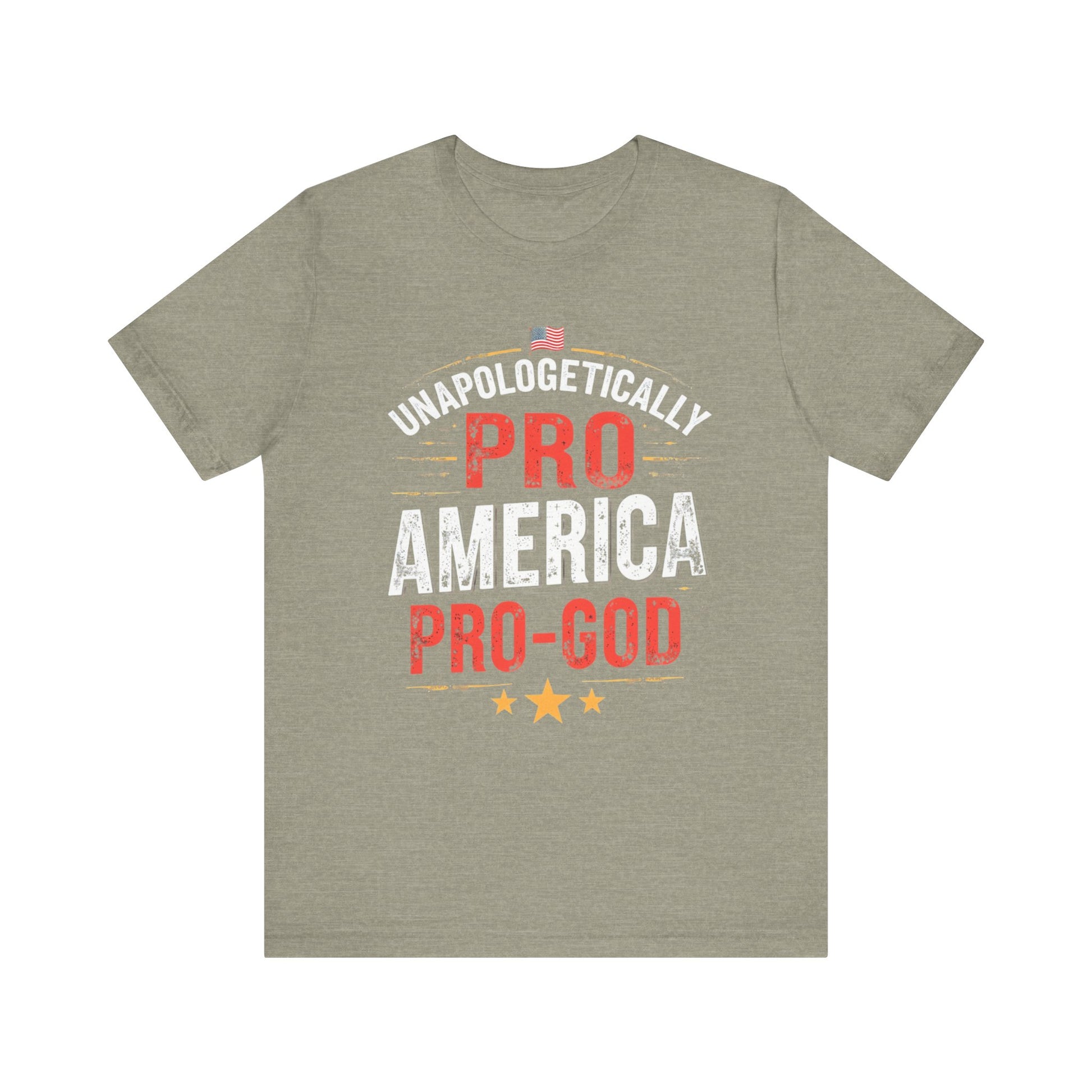 Pro-America Pro-God Tee - Patriotic Jersey T-Shirt - Psychonaut Swag