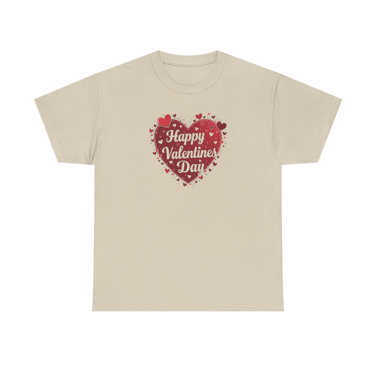 Valentine's Day Heart T-Shirt — "Happy Valentine's Day" Graphic Tee