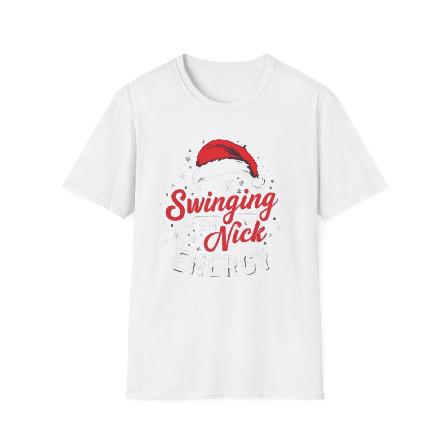 Christmas T-Shirt — "WeSwinging Big Nick Energy" Holiday Graphic Tee
